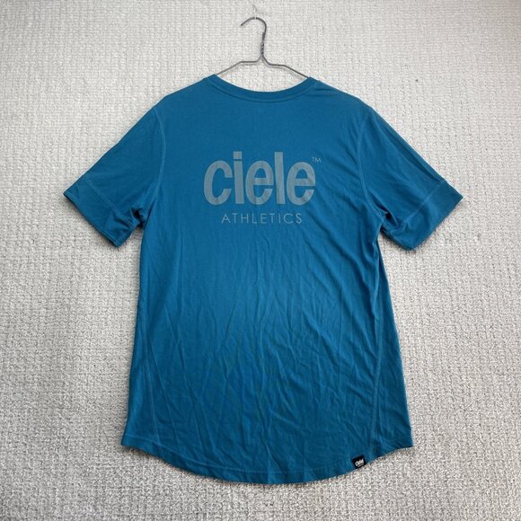 Ciele Athletic Running T-Shirt Men’s Sz M Blue Graphic Lightweight Performance - Picture 1 of 16